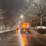 Deszăpezirea în București. Echipaje mobilizate în noaptea de 1 spre 2 februarie. Foto: FB/ PMB