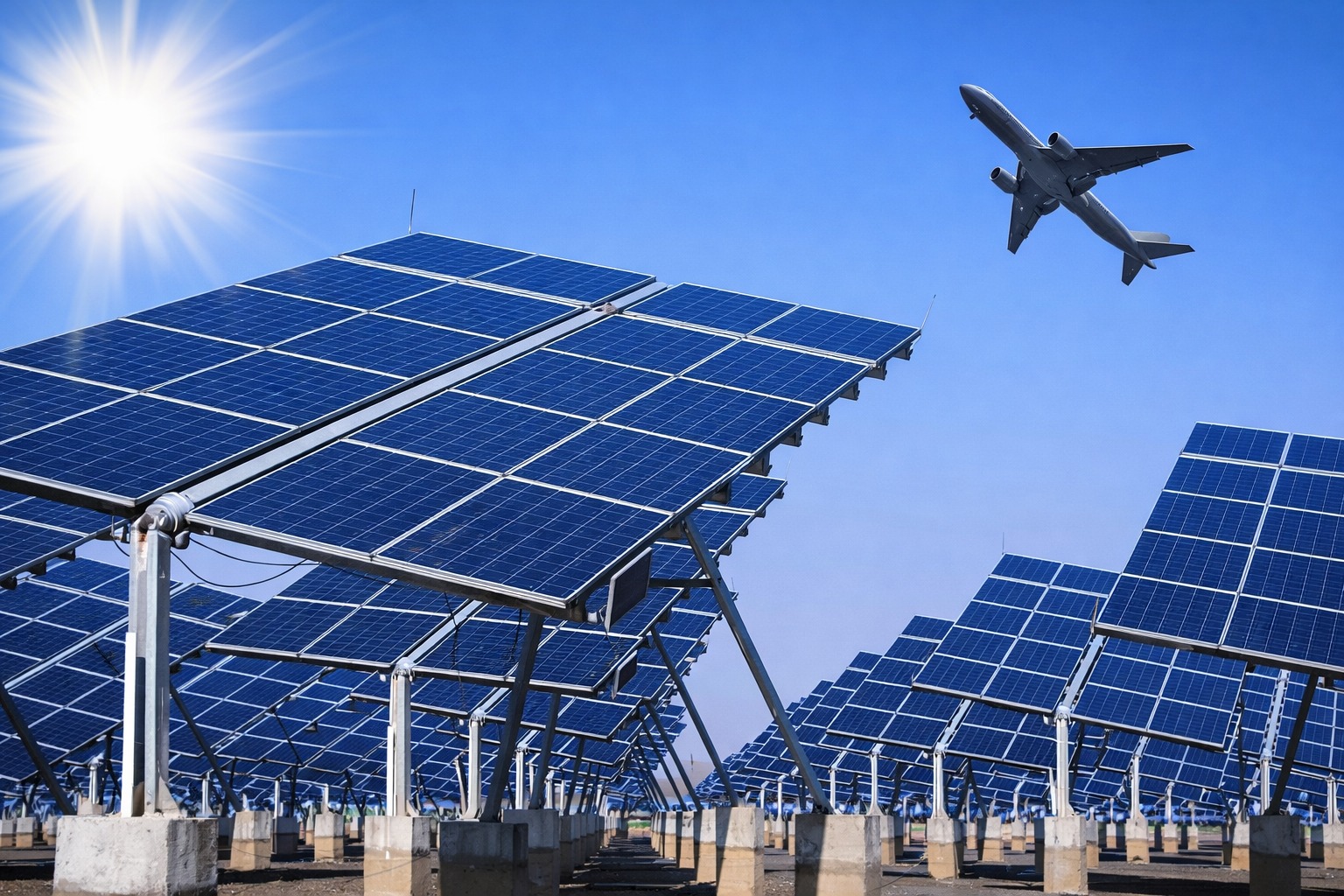 Parc fotovoltaic pe aeroportul Otopeni