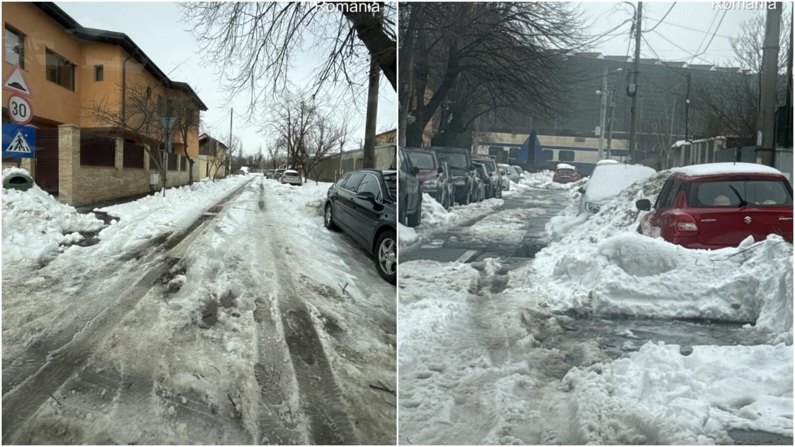 Peste 150 de amenzi pentru Romprest. Operatorul nu a deszăpezit străzile secundare din Sectorul 1