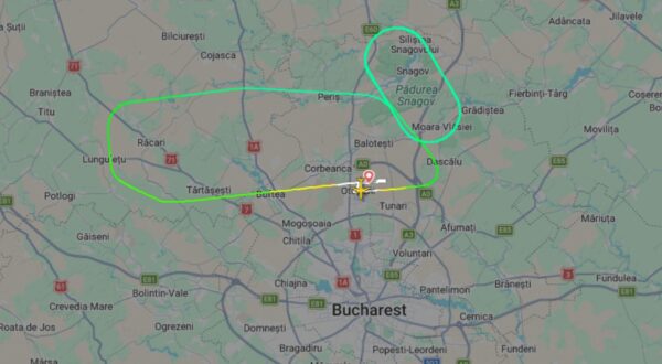 Avion cu destinația Londra întors la Otopeni