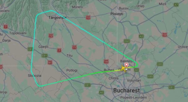 Avion spre Frankfurt întors la Otopeni