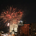 „Fără artificii și petarde în București”. FOTO: Inquam Photos/Alexandru Nechez.