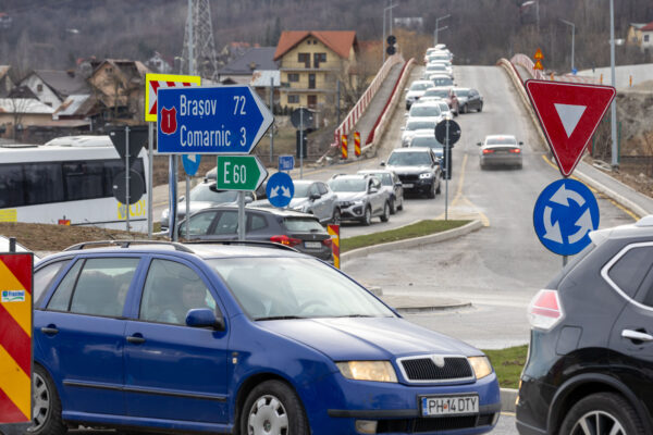 CNAIR impune restricții de circulație pe DN1, în Pasajul Băneasa, pe 6 și 7 februarie | FOTO: Inquam Photos / Gyozo Baghiu