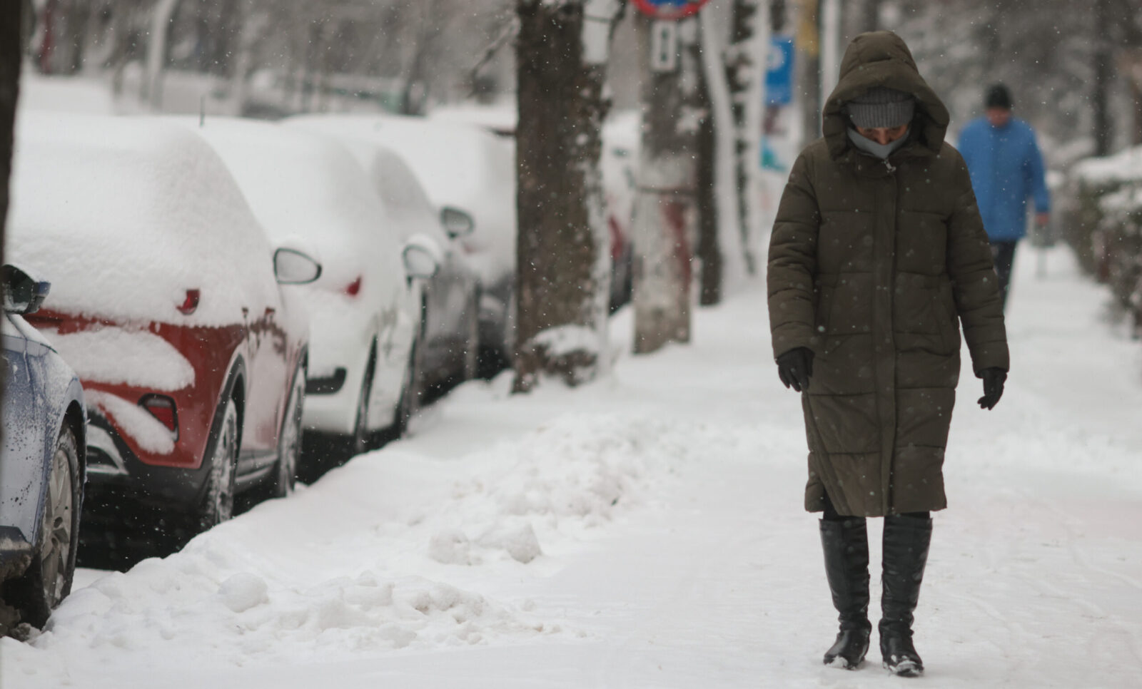 Ninsori și viscol în București prognoza ANM