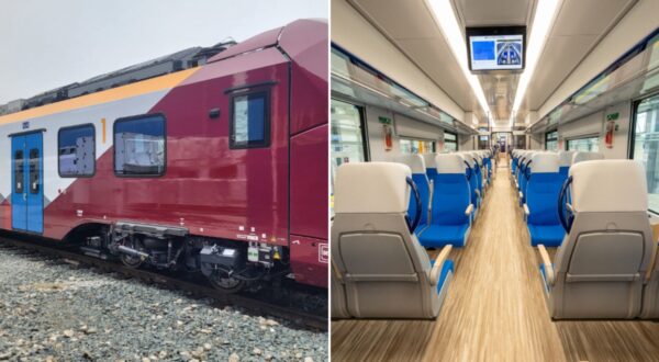 Tren electric Alstom recepție