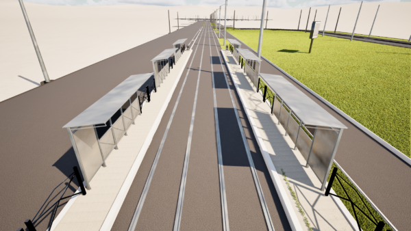 Noile refugii de tramvai din București