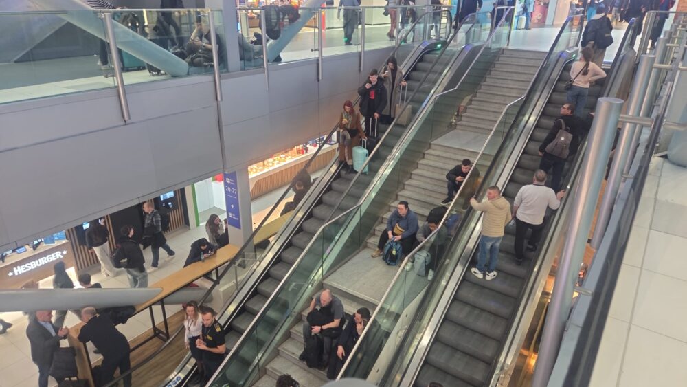 Aeroportul Otopeni sub zăpadă