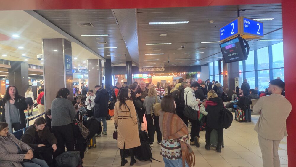 Aeroportul Otopeni sub zăpadă