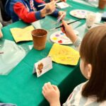 Ateliere de mărțișor, la hub-ul cultural deGalben. FOTO: PS1