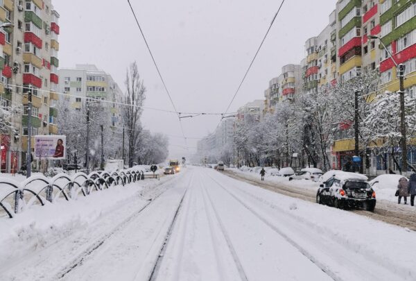 tramvaie blocate