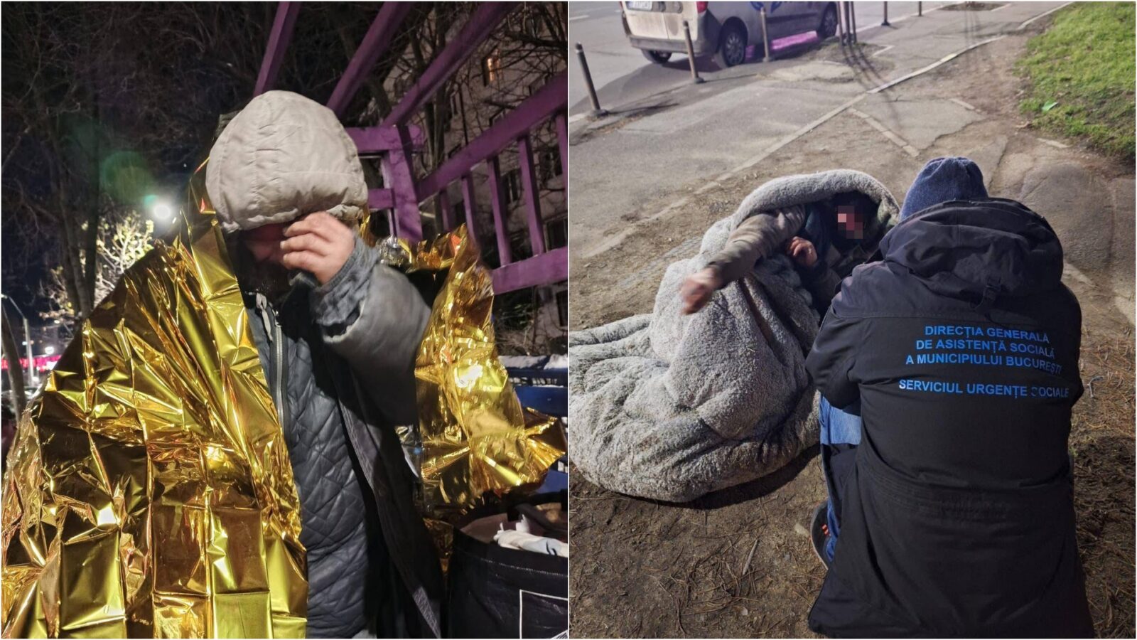Sute de persoane fără adăpost au fost găzduite noaptea trecută în centrele DGASMB
