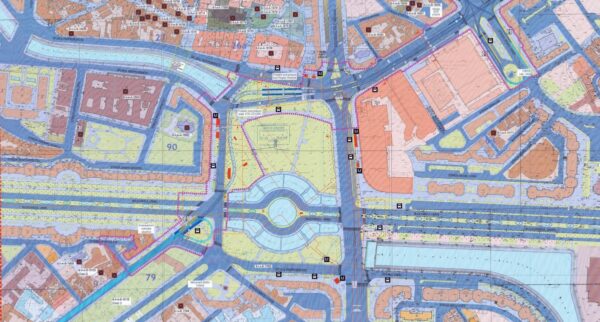 Harta Piața Unirii nod major de transport