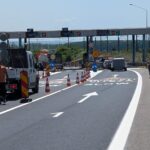 Restricții de circulație, pe A2. Banda pentru plata tarifului de trecere a Podului de la Fetești se închide temporar. FOTO: CNAIR