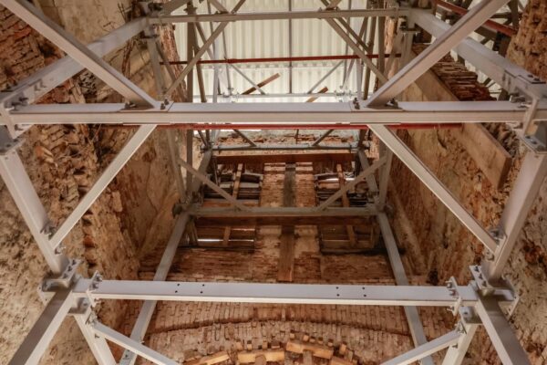 Hanul Solacolu, salvat de la ruină. S-au încheiat lucrările de punere în siguranță. FOTO: PMB