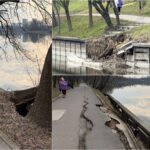 FOTO | Aleile din Parcul Regele Mihai I, tot mai sparte pe măsură ce te îndepărtezi de intrarea principală. Cum arată în capătul opus