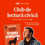 Jurnalistul BdB Florin Râșteiu, gazdă la clubul de carte Funky Citizens. „Vremea prădătorilor”, lectura lunii