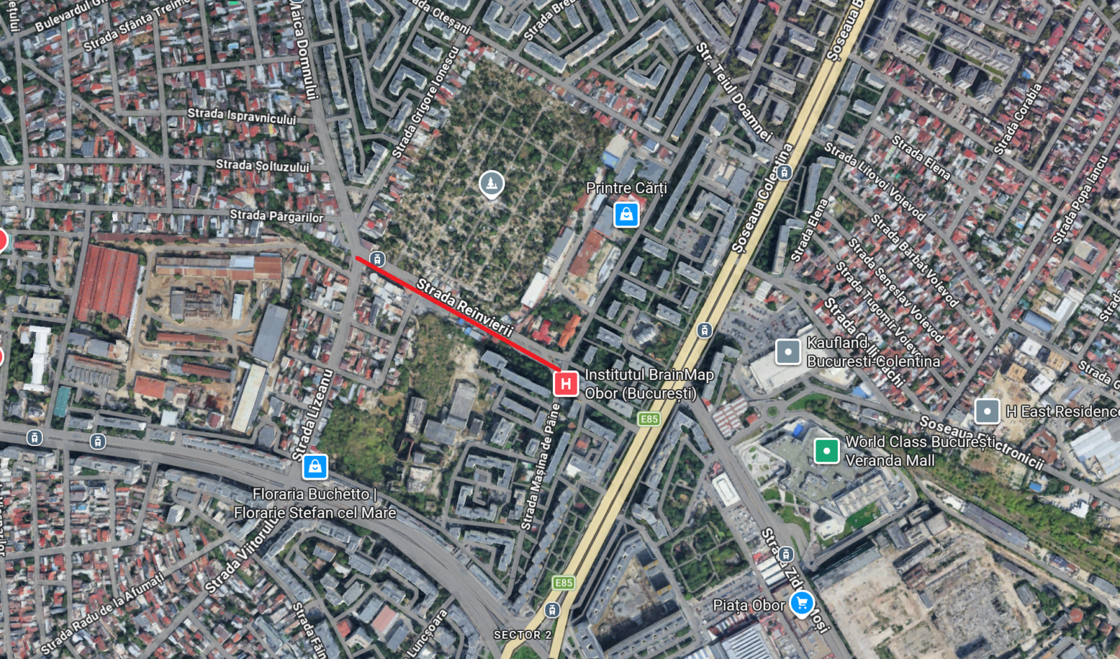 Blocaj în zona Obor