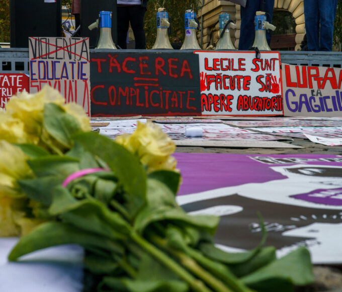 Femicidul, recunoscut oficial. Ce urmează după promulgarea legii. Victoria Stoiciu, inițiatoare: „Noi, ca stat, trebuie să protejăm victima, chiar dacă ea nu are resursele emoționale să o facă”. Foto: Andreea Tudor