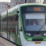 Primele tramvaie bucla-terminus a fostei linii 5