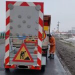 Restricții de circulație pe DN1, în zona viitoarei stații de metrou Paris. CNAIR: se trasează marcaje rutiere