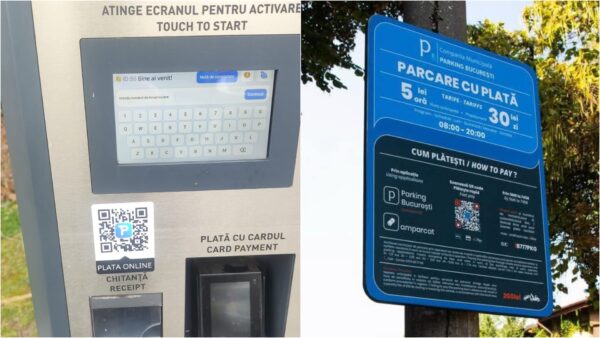 Coduri QR false pe parcometrele din București. Primăria îi avertizează pe șoferi să nu le folosească pentru plata parcării