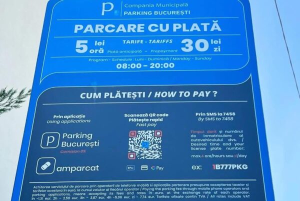 Șoferii cu mașini electrice și hibrid, tot mai aproape să rămână fără parcare gratuită. Foto: PMB