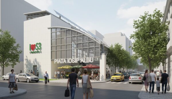 Piața 1 Decembrie, la un pas de demolare. Robert Negoiță solicită Consiliului General cedarea terenului | FOTO: Robert Negoiță via FB