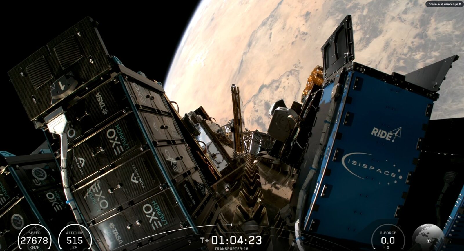 De la Măgurele și din Centrul Capitalei, direct pe orbită