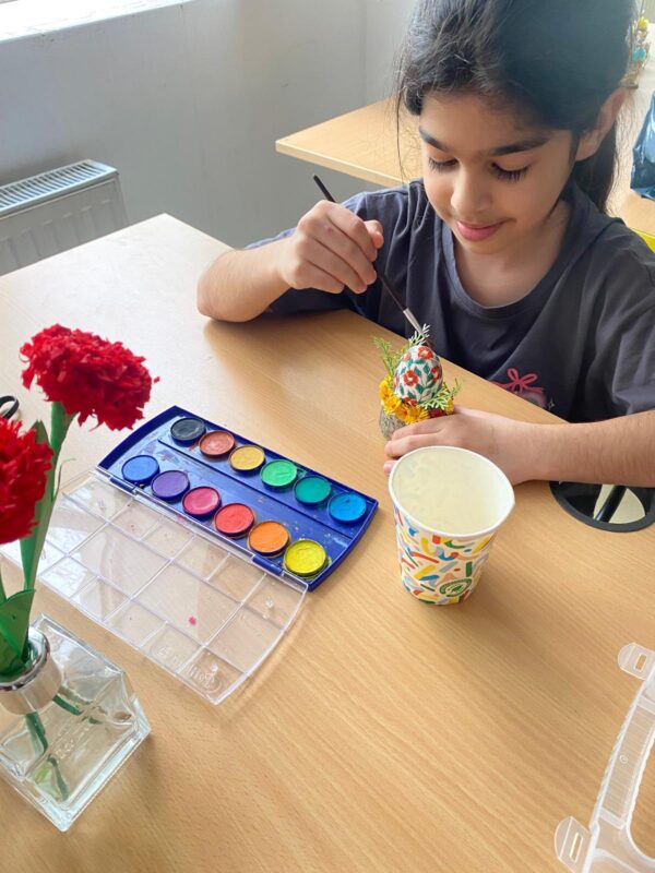 Ateliere și activități pentru copii, de Sărbătorile Pascale, la DGASPC Sector 2. FOTO: DGASPC Sector 2