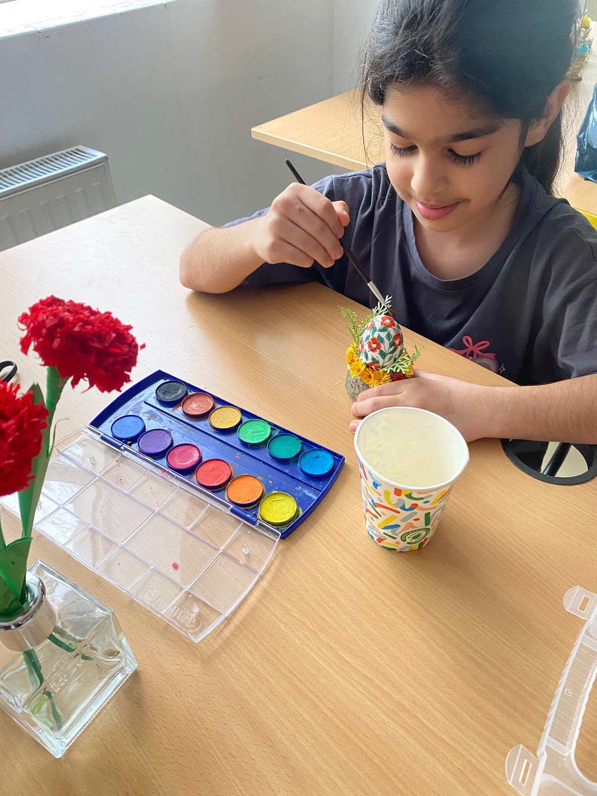 Ateliere și activități pentru copii, de Sărbătorile Pascale, la DGASPC Sector 2. FOTO: DGASPC Sector 2