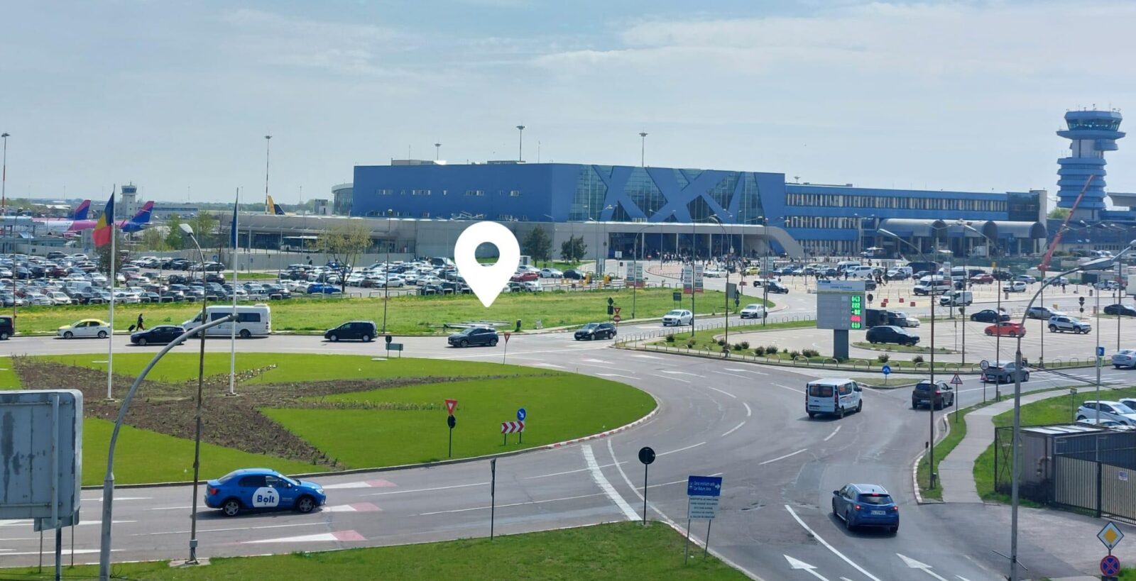 O autogară la Aeroportul Otopeni