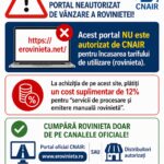 Portal fals pentru vânzarea de roviniete. Cât plătesc utilizatorii. FOTO: CNAIR