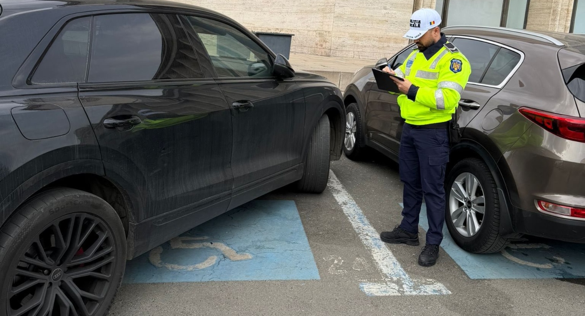 Amenzi locuri de parcare persoane cu dizabilități