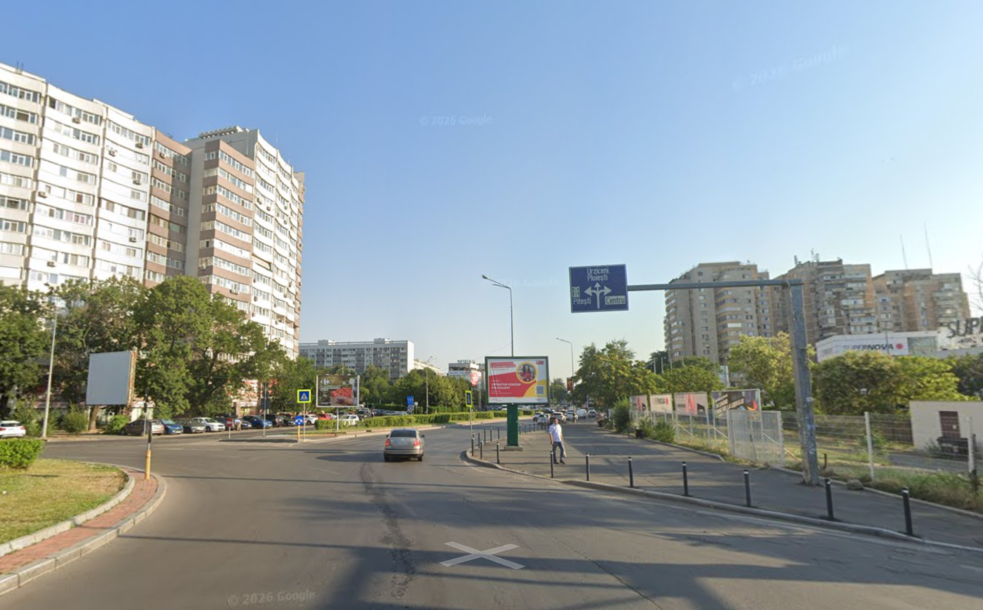 PLANȘE | Se reorganizează intersecția de la Lujerului. Dispar parcările, apar spații verzi, piatră cubică și piste de biciclete. Update. Proiectul a fost respins