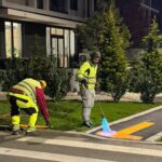 Se montează marcaje tactile în Sectorul 6. Primele au fost amplasate pe strada Amilcar C. Săndulescu