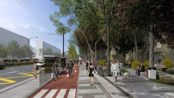 Șantier de peste 9 milioane de euro pe Iuliu Maniu. Sectorul 6 îngustează benzile auto pentru infrastructura velo