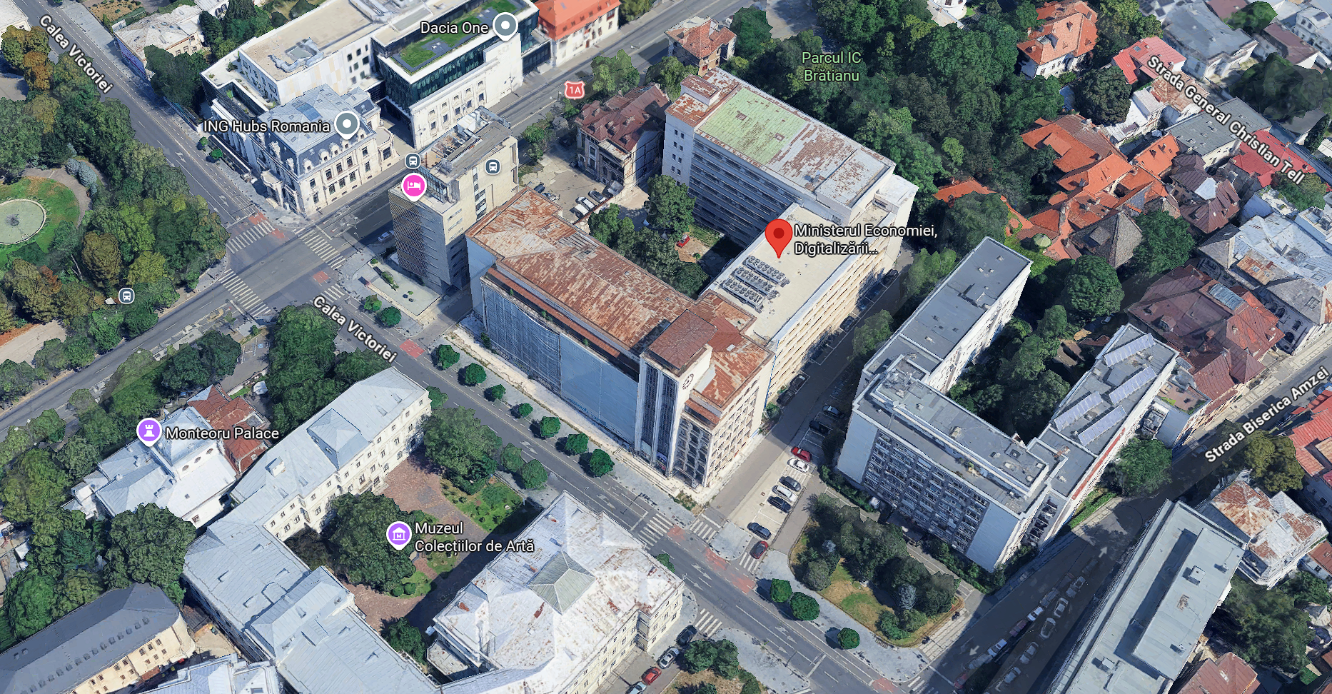 Șantier de 18 luni în centrul Capitalei: sediul Ministerului Economiei intră în reparații, după zeci de ani de paragină. Ce prevăd planurile