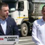 Ciprian Ciucu și Daniel Băluță la planșeul Unirii