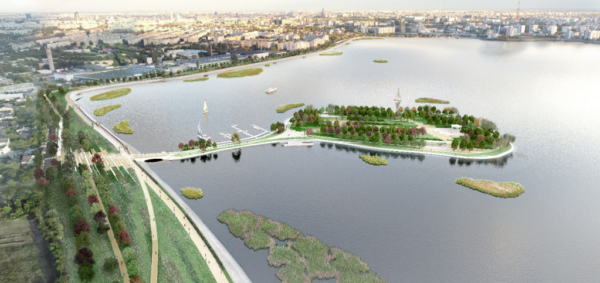 Insula Lacul Morii ar putea fi redeschisă în această vară, cu o întârziere de trei luni. Care este stadiul lucrărilor. Foto: FB/ PS6