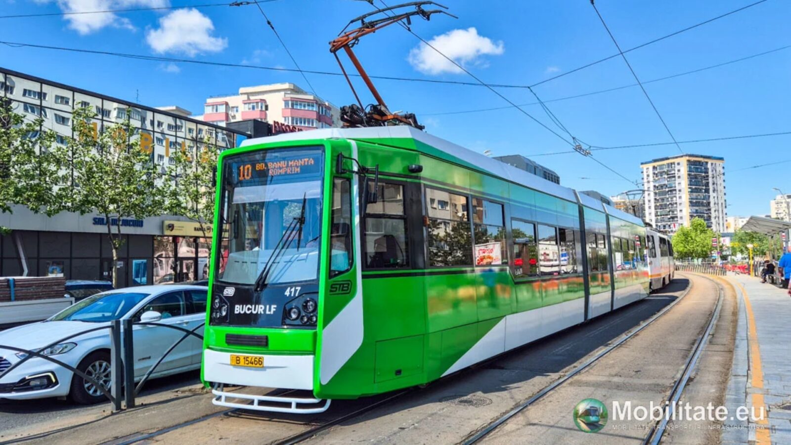 Al doilea tramvai Bucur LF modernizat a fost scos pe traseu. Aer condiționat în salonul călătorilor, printre îmbunătățiri