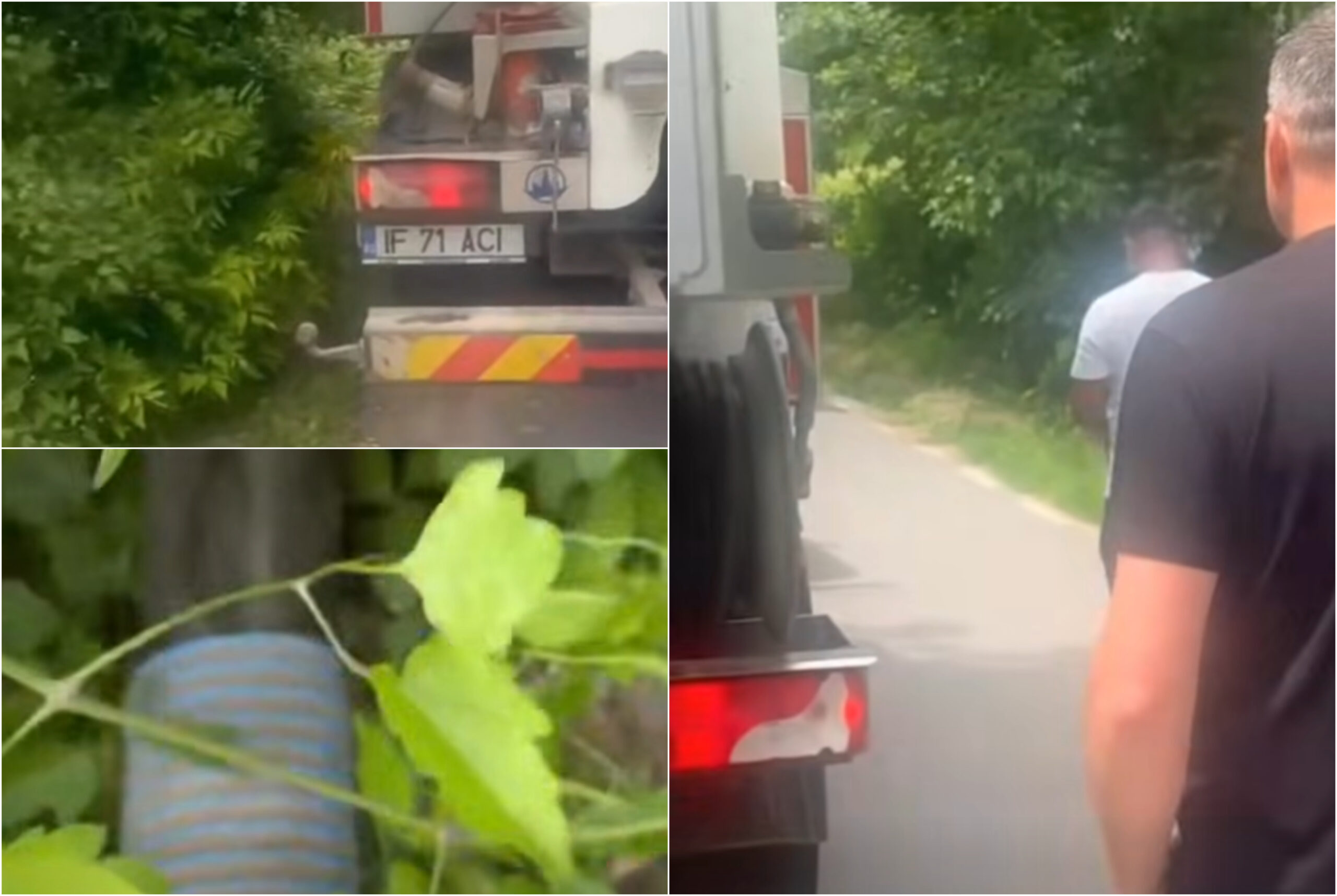 VIDEO | Vidanjă a Consiliului Județean Ilfov surprinsă în timp ce deversa dejecții în Râul Pasărea