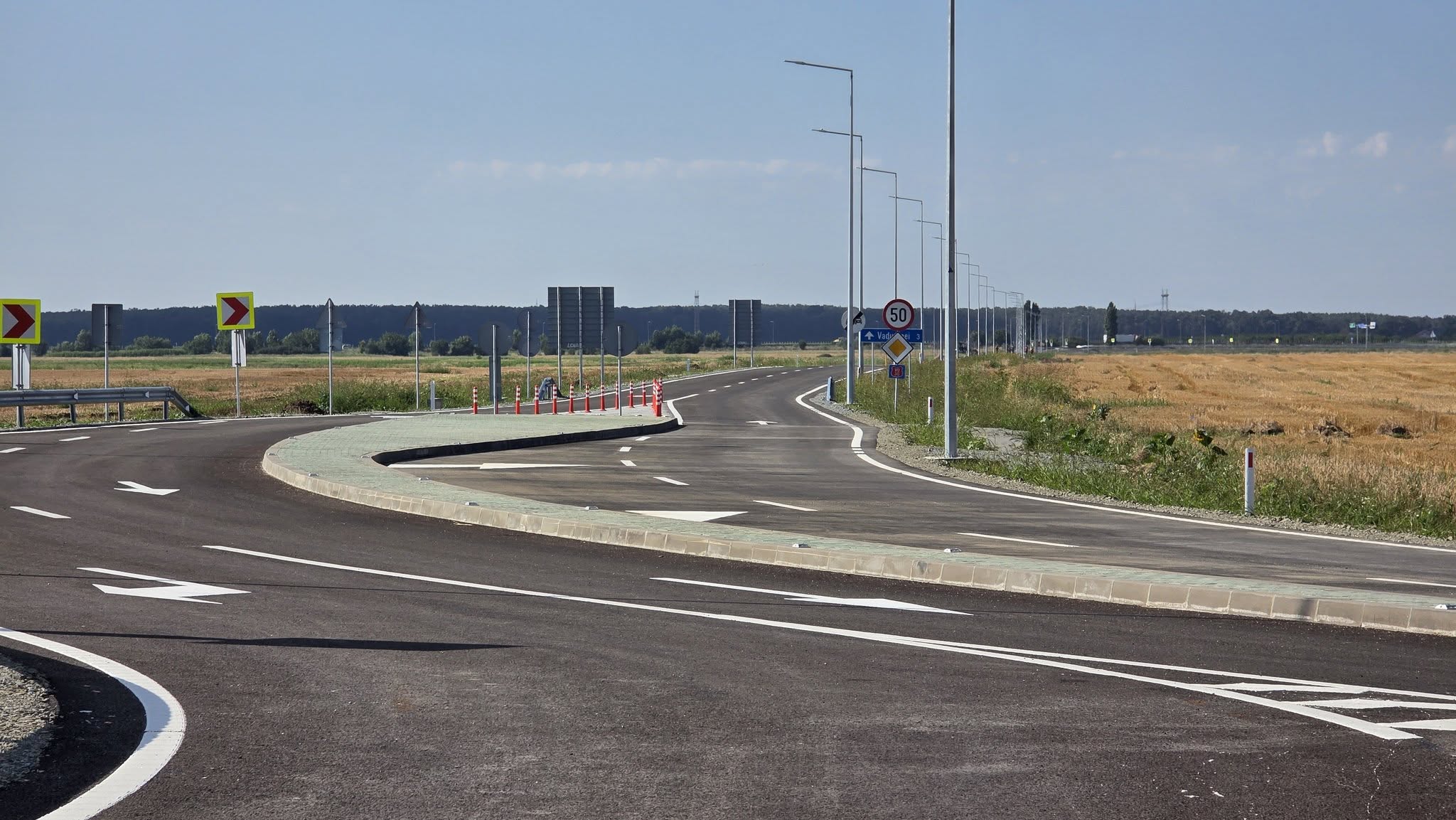 VIDEO | Centura Brănești a fost deschisă circulației. Varianta ocolitoare va face legătura directă între A2 și DN3