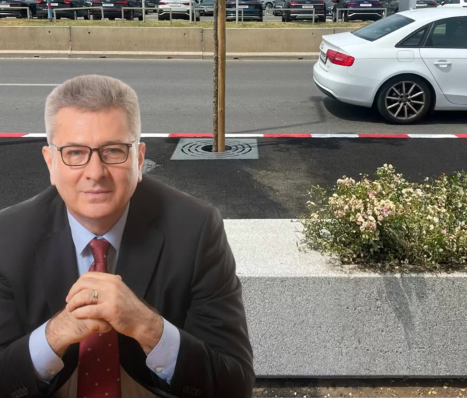 Florentin Pandele cumpără bănci-jardinieră cu aproape 1.000 de euro bucata. Cele două contracte au fost încheiate într-un singur minut și depășesc 60.000 de euro