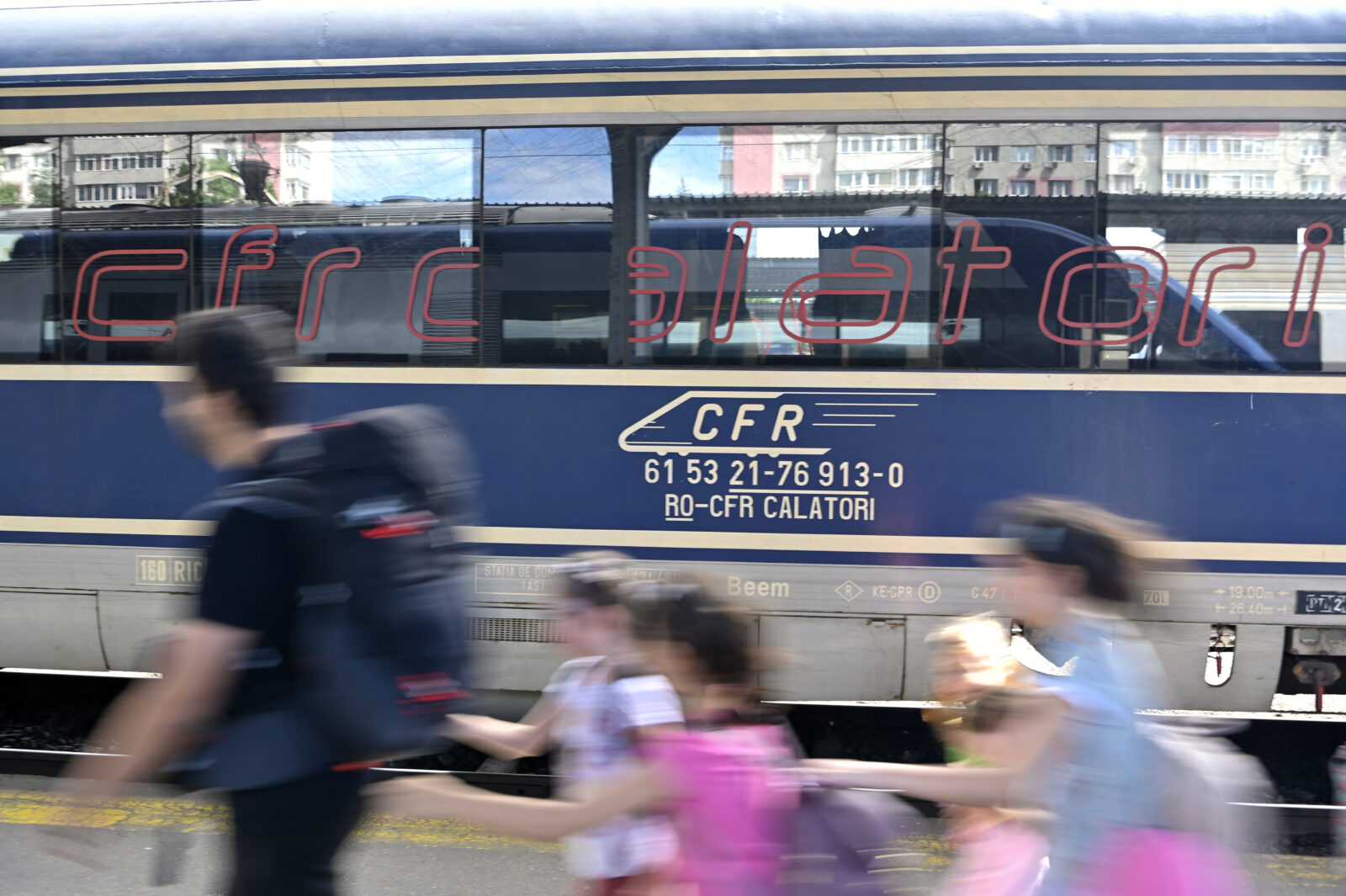 cu trenul la Electric Castel