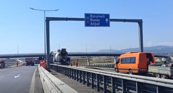 Autostrada Moldovei A7 porțiune închisă lucrări