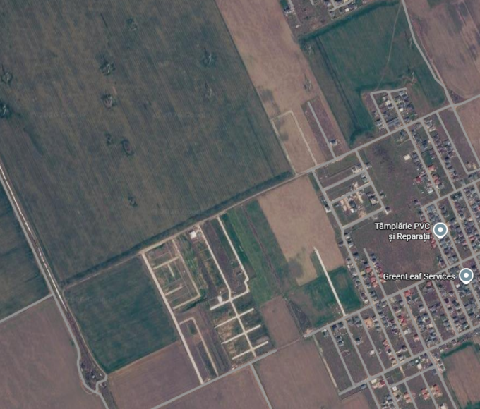 De ce întârzie reparațiile la podul peste Autostrada A0. Ruta ocolitoare propusă de Primăria Berceni ar fi fost gata în șase luni | FOTO: Captură Google Maps