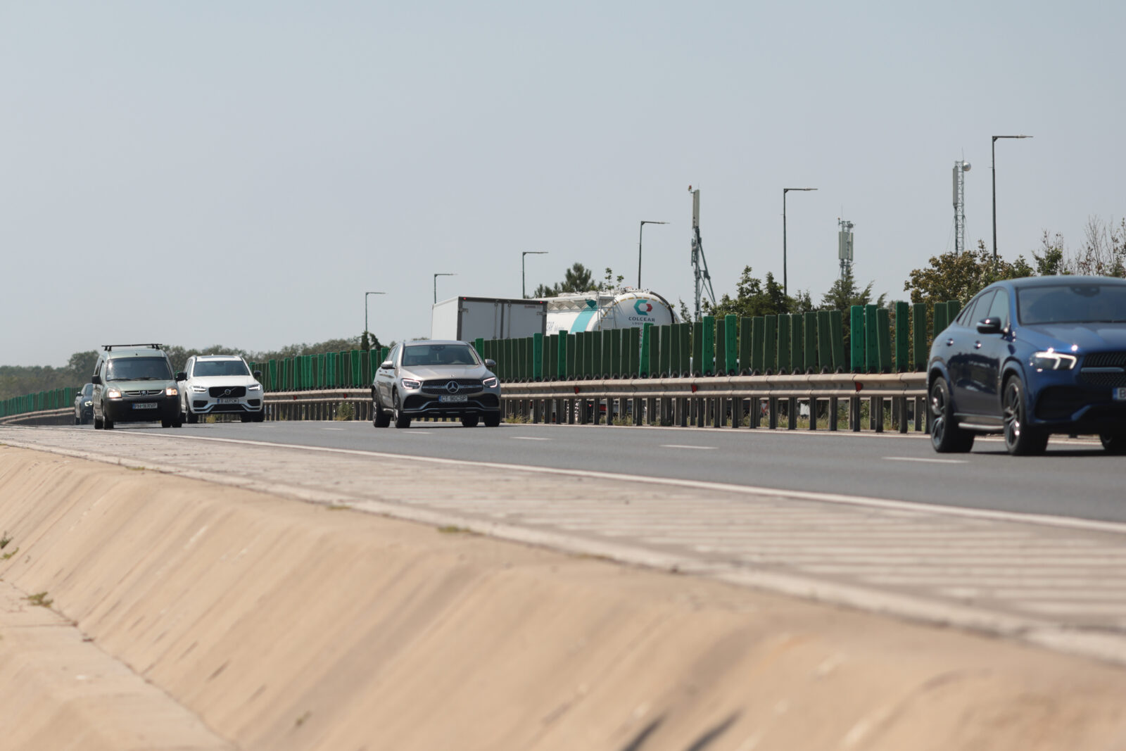 Carambol pe Autostrada A2 București-Constanța. Trafic deviat pe sensul spre Capitală