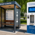 Stații inteligente de hidratare în adăposturile climatice și spațiile publice din Sectorul 2. „Apa pentru Comunitate” se votează în Consiliul Local | FOTO: AI