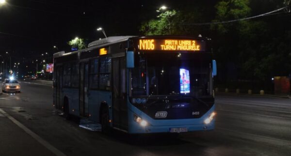 Cinci linii STB trasee modificate trei nopți Șoseaua Berceni