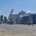 Incendiu hală Autobaza STB Ferentari
